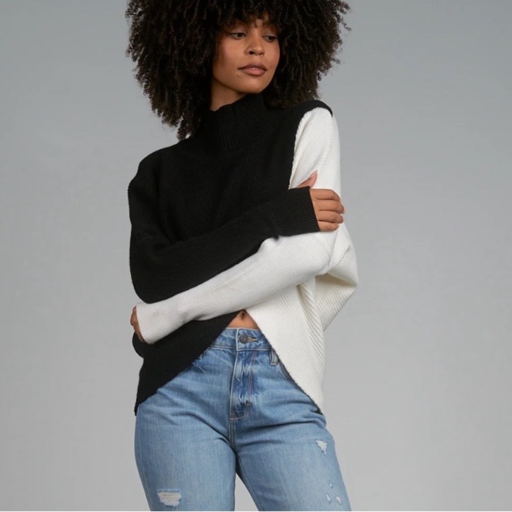 Elan Boulder color block sweater